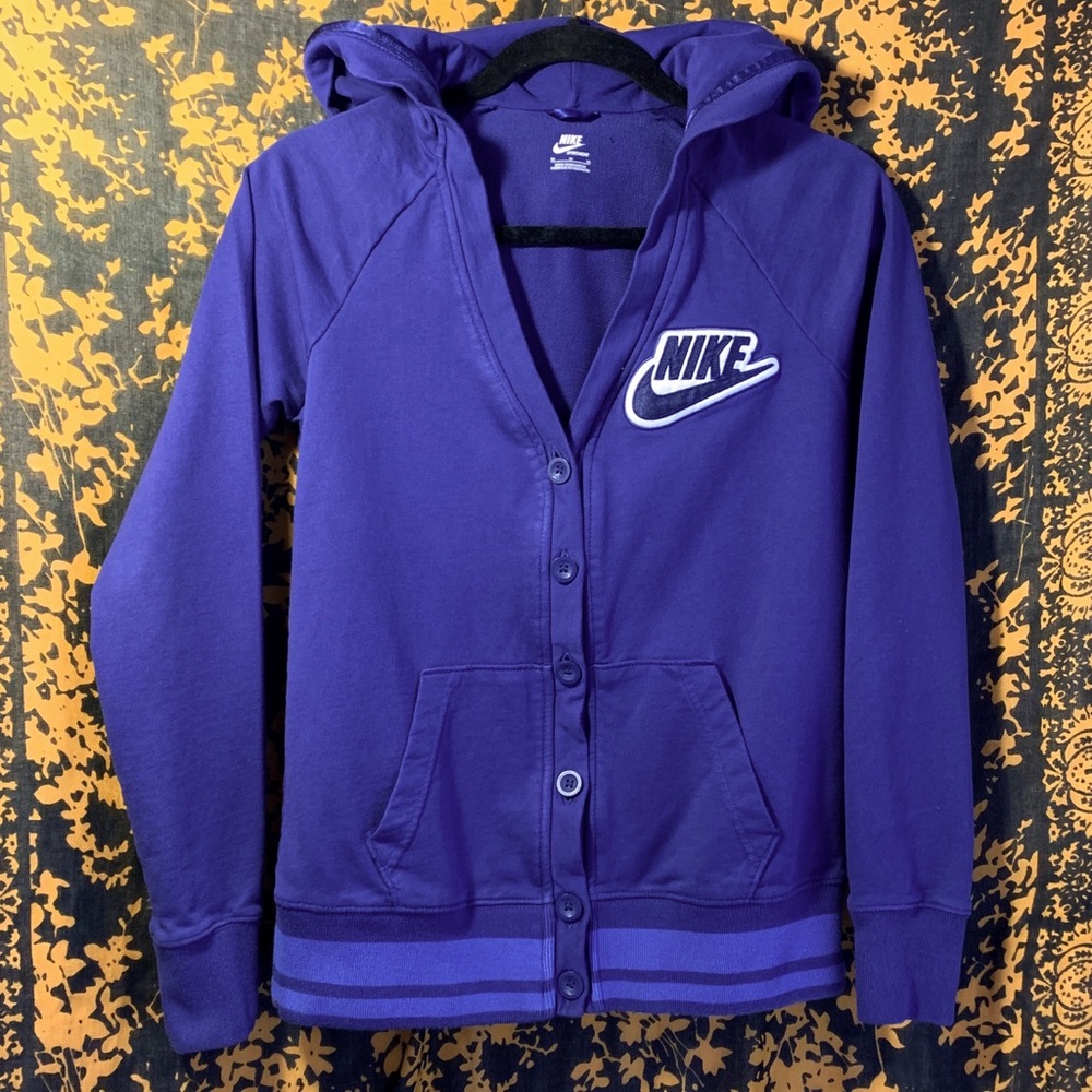 Button Up Nike Sportswear Hoodie